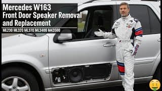 How To Install New Front Door Speakers In A Mercedes M-class (w163 1998-2005)