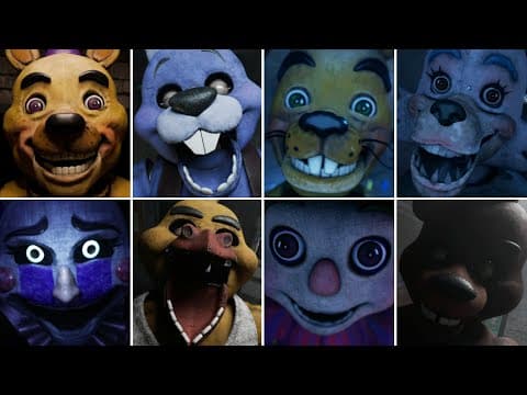 Forgotten At Fredbear's - All Jumpscares & Extras Mode