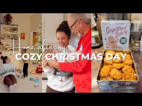Cozy Day At Home After Nyc | Baking Grandma's Cookies, Holiday Tidy & Family Lights Drive