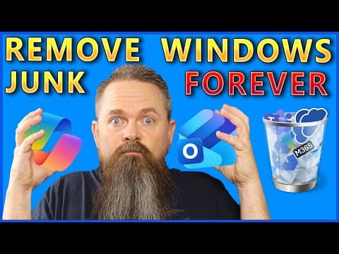 Permanently Remove Windows 11 Junk