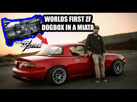 Worlds First Gearmotive Zf Dogbox In An Na Miata. It's Insane.