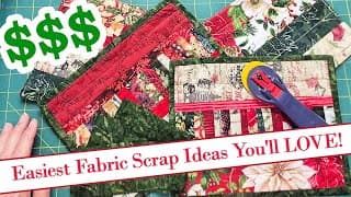 Get Ready For Fast And Easy Scrappy Quilting With Fabric Scraps!
