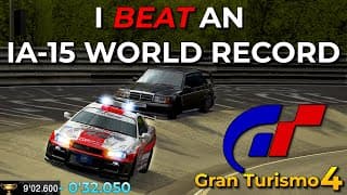 I Broke A Gran Turismo 4 Licence World Record (then Lost It 12 Hours Later) - Ia-15 Gt4