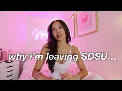 Why I'm Leaving Sdsu...