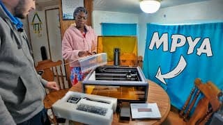 We Got Something New For Mama Jimmy To Use - Creality Falcon A1