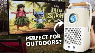 Yaber T2 Projector Review: Built-in Battery, Google Tv, And Outdoor Fun!