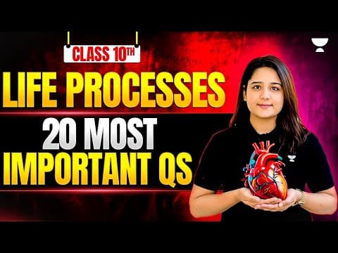 Top 20 Life Processes Questions | Cbse Class 10 Science(biology) | Muskaan Ma’am