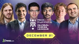 Tech Mahindra Global Chess League Day 8 | Mvl V. Fabiano, Vishy V. Alireza & More!!