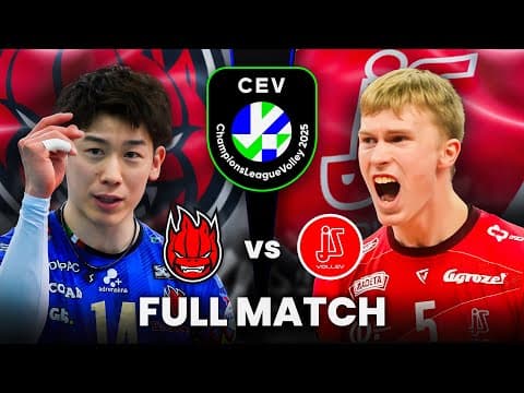 Perugia Vs Ceske Budejovice | Full Match | Cev Champions League Volley 2025