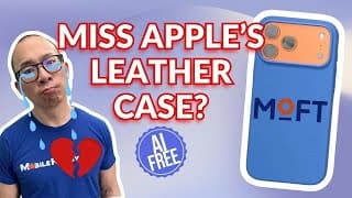 Moft Movas Snap Case Iphone 17 Review - Apple Leather Case Replacement Or A Letdown?