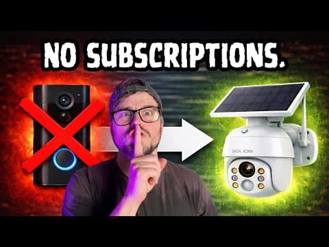 Best Ring Camera Alternative? | Soliom Solar Security Camera Review