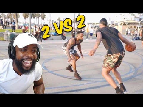 It Got Physical! Reacting To Me & Mal Vs Undefeated Duke Dennis & Imdavisss 2v2 Basketball!