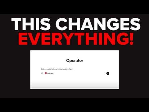Openai New Operator Replaces Humans - Ai Agents Are Here