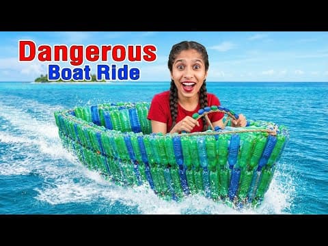 I Tried The Most Dangerous Boat Ride In The Sea 😱 | Almost Fell!