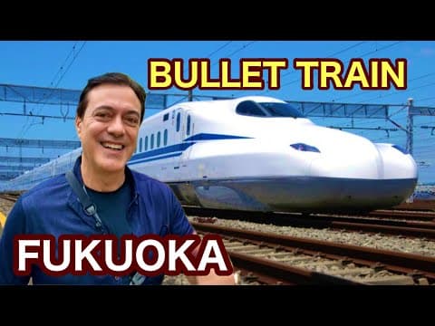 Bullet Train Travel Across Japan!  Tokyo To Fukuoka.  Minimalist Backpacking