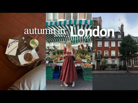 Autumn In London 🍂 Working In Cafe's, Cosy Days At Home, Shopping & Fall Bucket List Spots