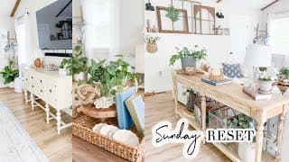Sunday Reset // Cleaning Before We Decorate For Christmas // Charlotte Grove Farmhouse