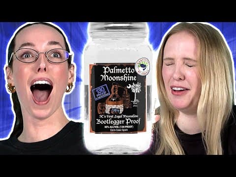 Irish People Try Strong American Moonshine (65%, 130 Proof)