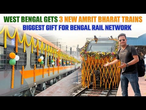 West Bengal Gets 3 New Amrit Bharat Train 😍 Biggest Gift For People Of Bengal