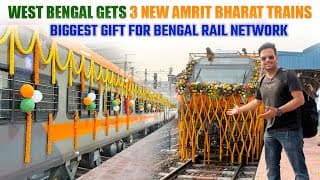 West Bengal Gets 3 New Amrit Bharat Train 😍 Biggest Gift For People Of Bengal