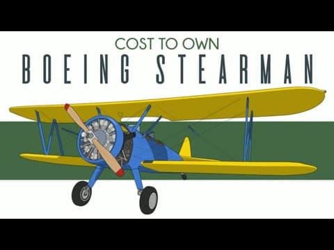 Boeing Stearman - Cost To Own