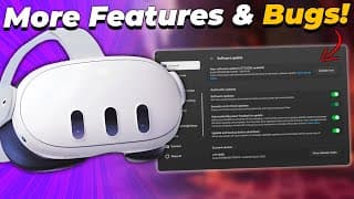 Quest Update Causing Issues! New Features, Accessibility & Vrchat Store & More!