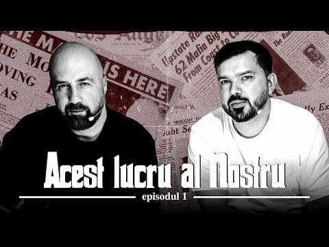 Acest Lucru Al Nostru | Începuturile Mafiei În America | Cu Vio Dragu Și Alex Băcica | #1
