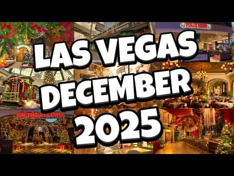 What's New In Las Vegas For December 2025! 🎄🎁