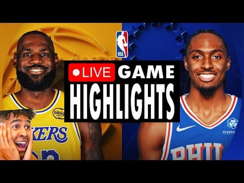 Lsk Reacts To Lakers At 76ers | Full Game Highlights | December 8, 2025