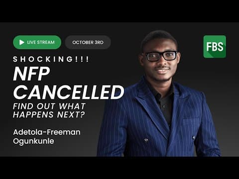Live Nfp Release Has Been Cancelled! How Will Forex Markets React Today? Live Forex Trading