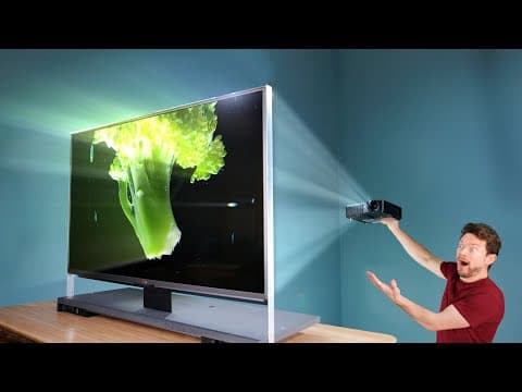 Diy "infinity Contrast" Tv -  With 100% Recycled Parts