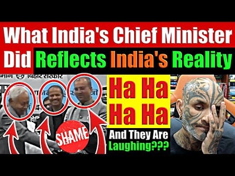 What Chief Minister Nitish Kumar Of India Did, Reflects The Sad Reality Of Today's India. Video 8941