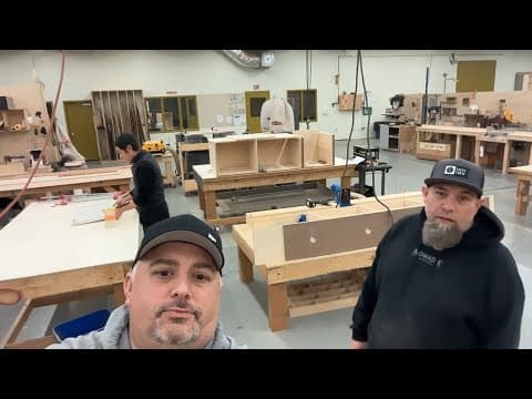 Live - Couple Guys Talking Van Building Q&a