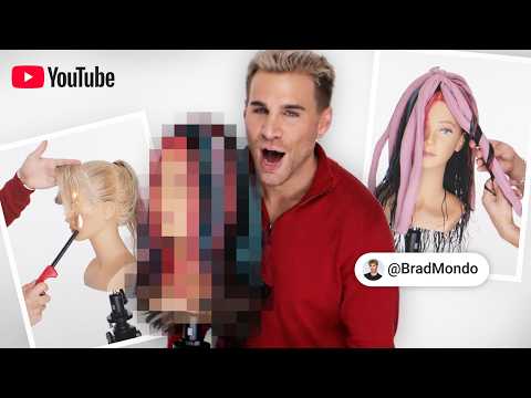Can @bradmondo Combine Youtube's Most Unhinged Hair Trends Into One Beautiful Look?