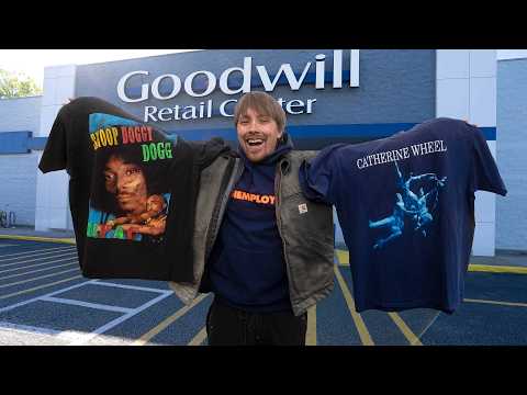 I Bought Rare Vintage T-shirt Grails While Thrifting Across The Country! Come Thrift With Me!