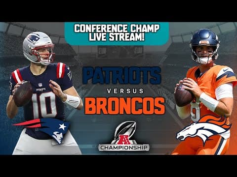 New England Patriots Vs Denver Broncos Nfl Afc Championship Live Stream Reaction!