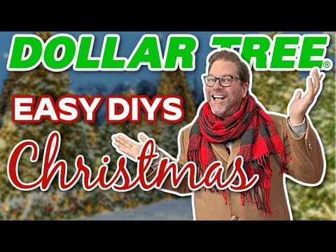 🎁 Easy Christmas Diys That Look Expensive | Dollar Tree High-end Holiday Decor Ideas