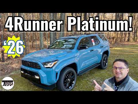 1st 2026 Toyota 4runner Platinum Review In Low Light! The Best Trim?