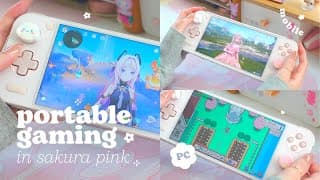 🌸 A Pastel Pink Handheld For Playing Retro, Mobile, + Some Pc Games | Ayaneo Pocket S In Sakura ✿