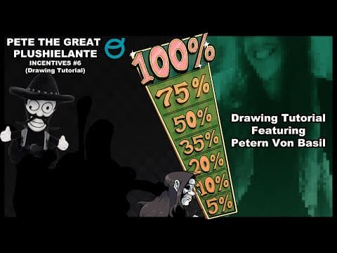Pete The Great Plushielante - Incentive #6 Drawing Tutorial