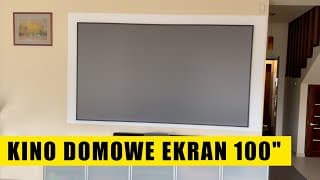 Kino Domowe Sobie Zrobiłem - Ekran Jmgo Fresnel 100 I Projektor Jmgo O2s Ultra Ust
