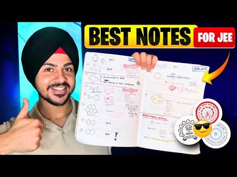My Jee Notes That Got Me Iit Bombay! 🔥