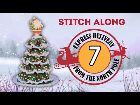 Mini Crochet Christmas Tree: Layer 2 Tutorial