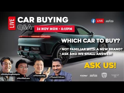 Weekly Live Car Buying Q&a | Evomalaysia.com (24/11/2025)