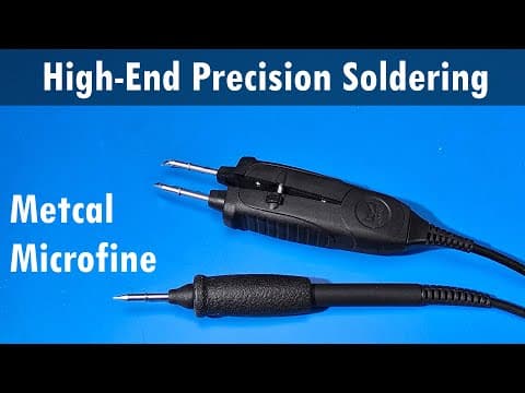 Sdg #373 Ultimate Precision Soldering Setup – Metcal Micro-fine Iron & Tweezers + Pcbway Pcbs