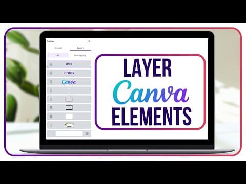Master layering In canva | Easily Move Elements Forward & Backward