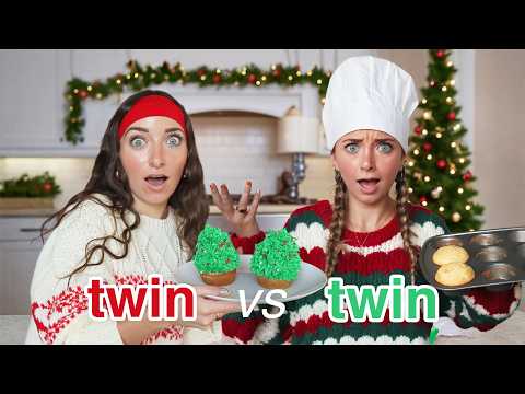 No Recipe Cooking Challenge: Twins Battle  *christmas Edition*