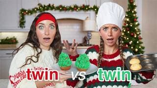 No Recipe Cooking Challenge: Twins Battle  *christmas Edition*