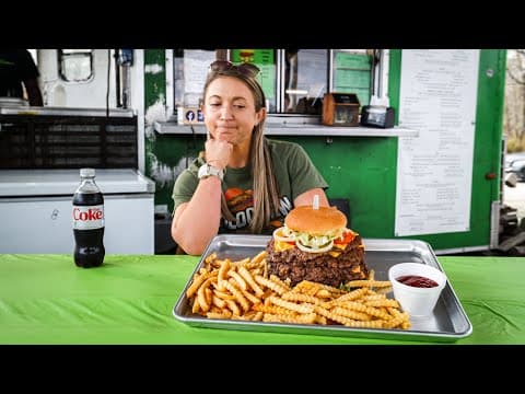 A Food Truck In Tennessee Has Been Serving Up The "big Ass" Smash Burger Challenge For 8 Years!