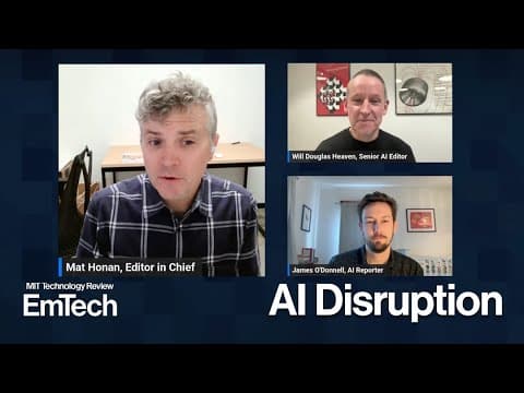 Disruption In The Ai Model Market | Mat Honan, Will Douglas Heaven & James O'donnell | Linkedin Live